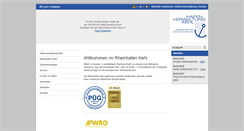 Desktop Screenshot of hafen-kehl.de